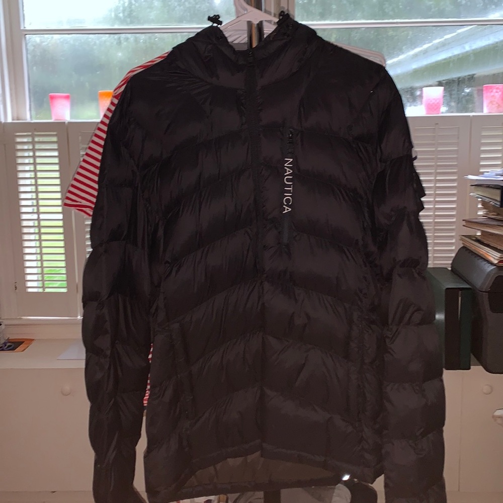 Mens Nautica Puffer Jacket Large